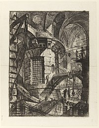 Джованни Баттиста Пиранези - Le Carceri d'Invenzione - Second Edition - 1761-03 - The Round Tower.jpg