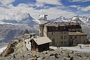 L'observatoire du Gornergrat, dans le canton du Valais. (définition réelle 3 600 × 2 400)