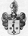 Wappen derer von Behr[en] (fränkische Linie) - Kupferstich aus dem Jahre 1820