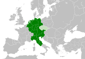 Localização de Sacro Império Romano-Germânico
