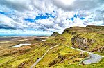 Quiraing auf der Insel Skye, Schottland