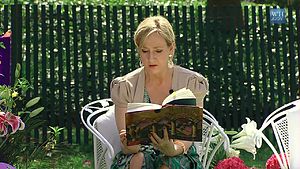 Author J.K. Rowling reads from Harry Potter an...