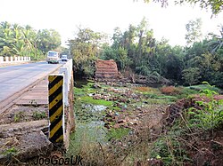 The Jakni Bandh bridge, 2014