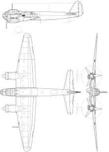 Junkers Ju 88 A-4 Junkers Ju 88 A-4.svg