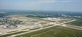 Vista do Aeroporto Internacional de Kansas City