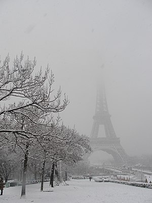 La tour en hiver