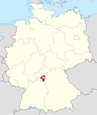 Deitschlandkoatn, Position des Landkreises Würzburg heavoaghobn
