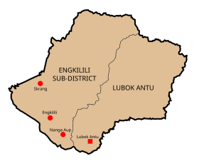 Localisation de District de Lubok Antu