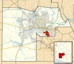 Poziția localității Chandler, Arizona