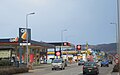 Tankstelle zwische Mäertert un Waasserbëlleg