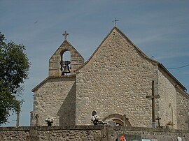 The church in Monmadalès