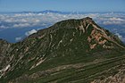 継母岳と白山。