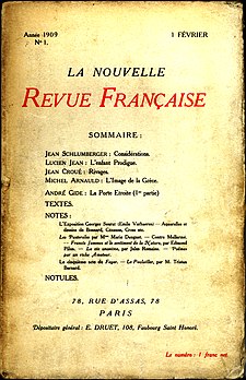 Image illustrative de l’article La Nouvelle Revue française