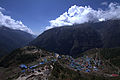 Namche bazaar dende enriba