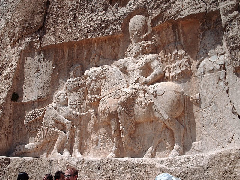 File:Naqsh- e Rostam VI relief Shapur Ist.jpg