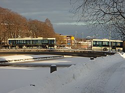 Norrmalmsbron vintern 2013 från väst