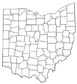 Vị trí trong Quận Delaware, Ohio