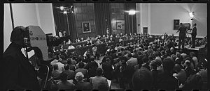 Opening day of formal impeachment hearings during the impeachment inquiry into Richard Nixon Opening day of the Nixon impeachment inquiry.jpg