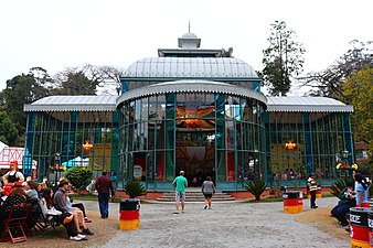 Het paleis Palácio de Cristal