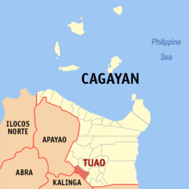 Tuao na Cagayan Coordenadas : 17°44'6"N, 121°27'19"E