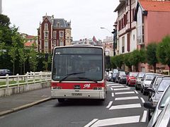 2. linearen autobusa Biarritzen