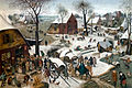 Le Dénombrement de Béthléem, vers 1605-1610, Pieter Brueghel le Jeune.