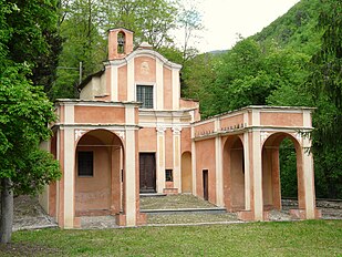 Vìsta du santuàriu da Madonna du Pantàn