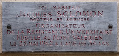 Plaque au no 3.