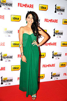 Regina Cassandra at 60th South Filmfare Awards 2013.jpg