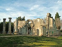 Ruins of the ancient synagogue of Kfar Bar'am
