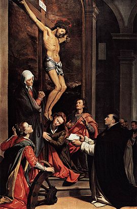 Santi di Tito, Vision of St Thomas Aquinas (1593) Santi di Tito - Vision of St Thomas Aquinas - WGA22722.jpg