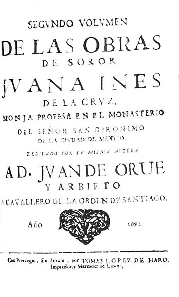 File:Segundo volumen de las obras de Sor Juana Inés de la Cruz.jpg