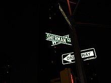 Street sign Sherman Square Street Sign (WTM by official-ly cool 136).jpg