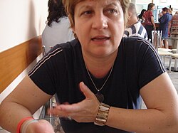 Силвия Чолева в кафенето на БНР
