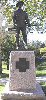 Памятник испанским ветеранам войны перед Капитолием штата Техас.JPG