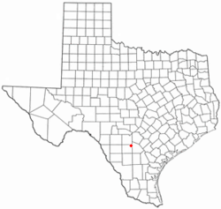 Location of Bigfoot, Texas