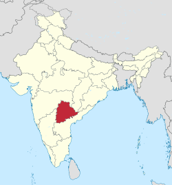 Telangana - Localizzazione