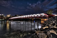 De Peace Bridge in Calgary.