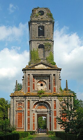 Tour de l'abbatiale de Cambron (1775)