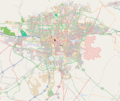 University of Tehran in Tehran map (in black)