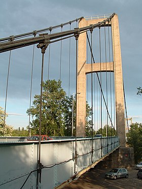 Vue du pont depuis Vernaison
