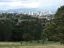 View looking northwards from the high point of the former King's Park Golf Course View from Kings Park (geograph 2635837).jpg