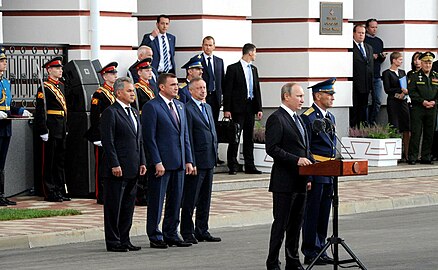 Обращение президента России Владимира Путина к суворовцам