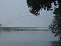 Die Brücke über den Volta bei Atimpoku, Januar 2006