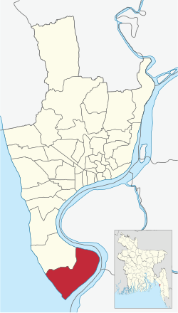 Location of South Patenga