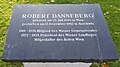 Gedenkstein für Robert Danneberg