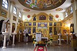 داخل كنيسة جميع القديسين الروسية الأرثوذكسية في باتايا