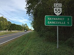 SR 55 through Thoroughfare