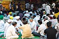 Demonstrator sitting at 2023 Indian wrestlers' protest