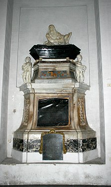 Gravmonument över Salvator Rosa, Santa Maria degli Angeli e dei Martiri.